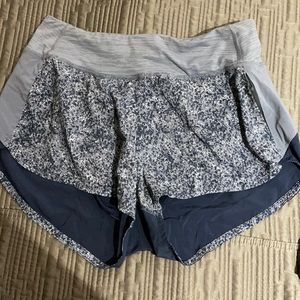 Blue and Navy Outdoor voices running shorts